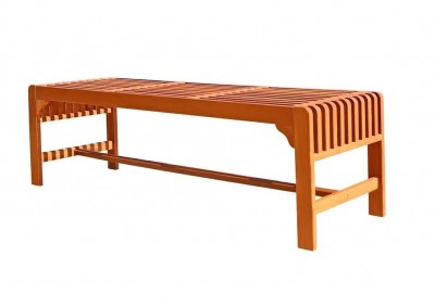 Backless 3-Seater Bench